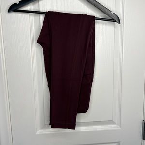 Danskins Maroon Leggings Medium